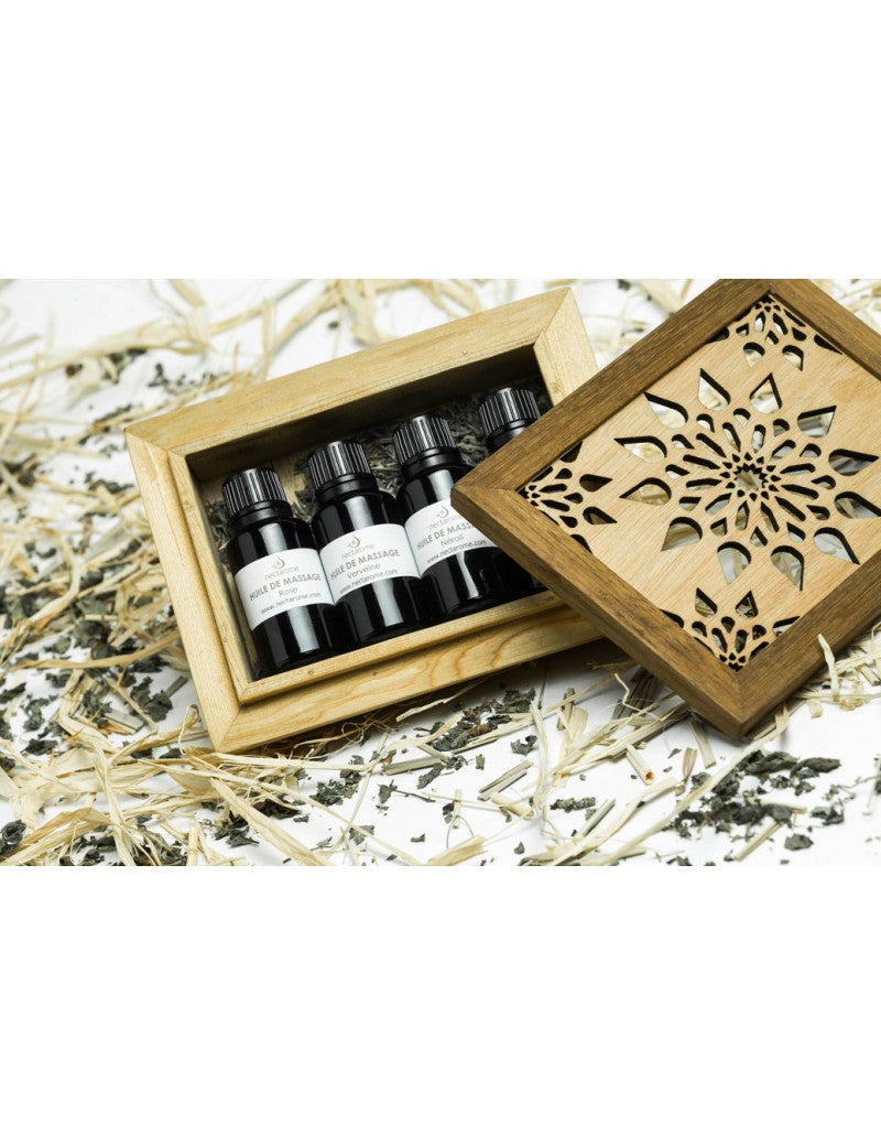 Coffret 4 Huiles De Massage Relaxantes