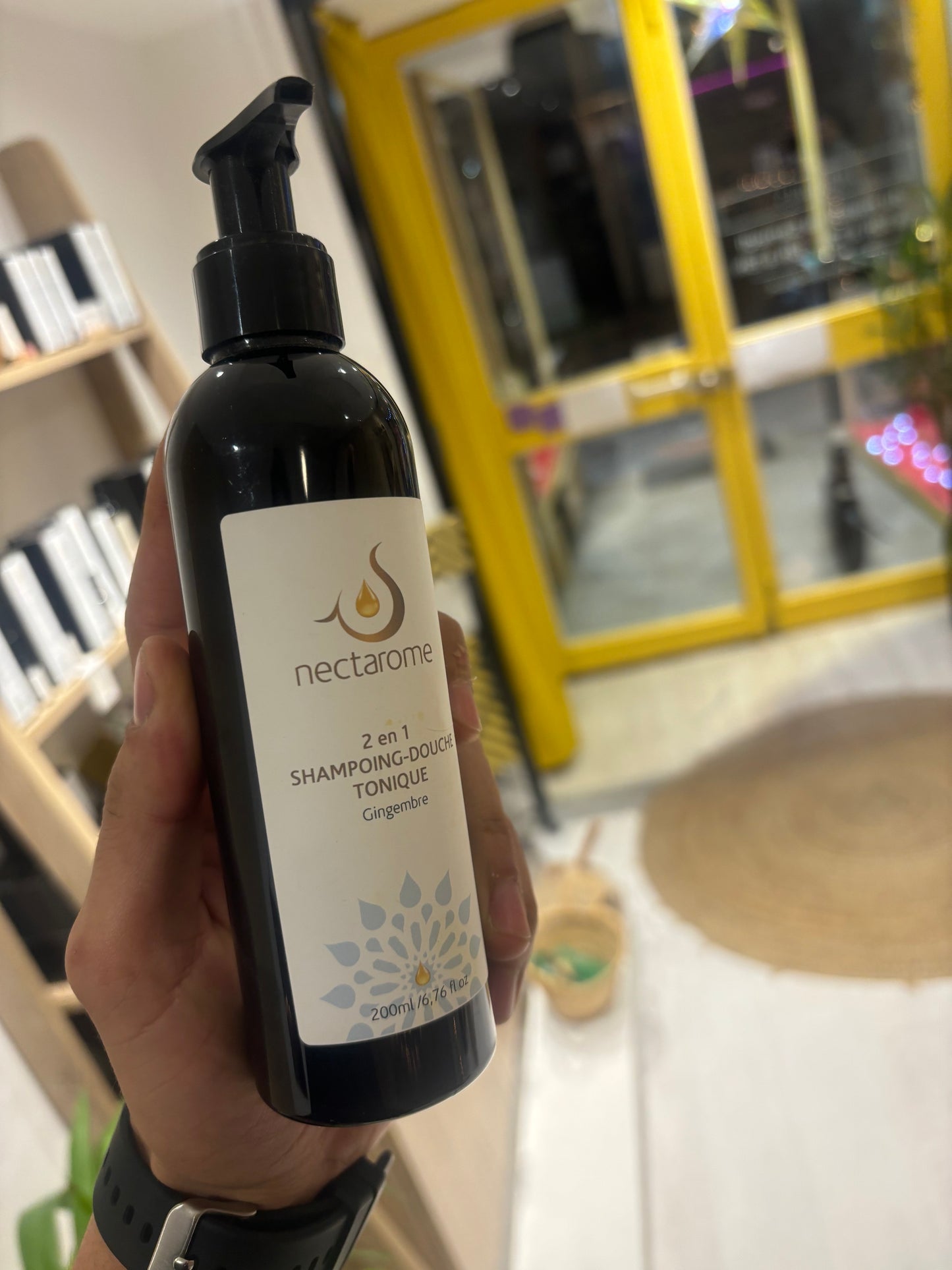 Shampoing/Douche Tonique 2 en 1 au Gingembre – Nettoie, Stimule & Nourrit | 200 ml